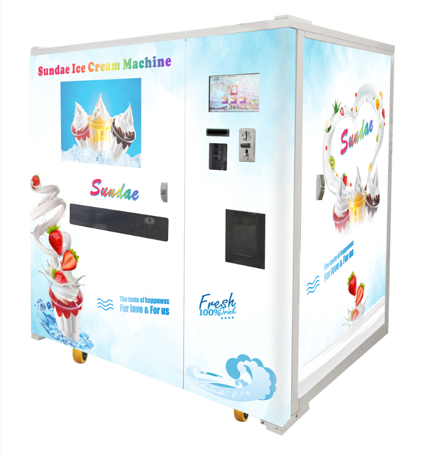 Vending Ice Cream Machine Buy vending frozen Yogurt machine, vending